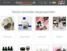 Tablet Screenshot of fjordbutikken.dk
